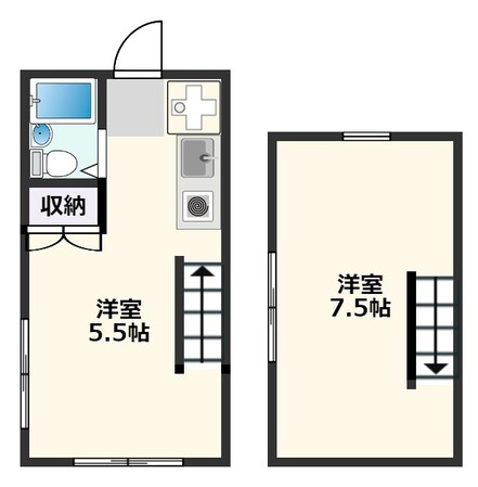 グレースコーポⅡの物件間取画像